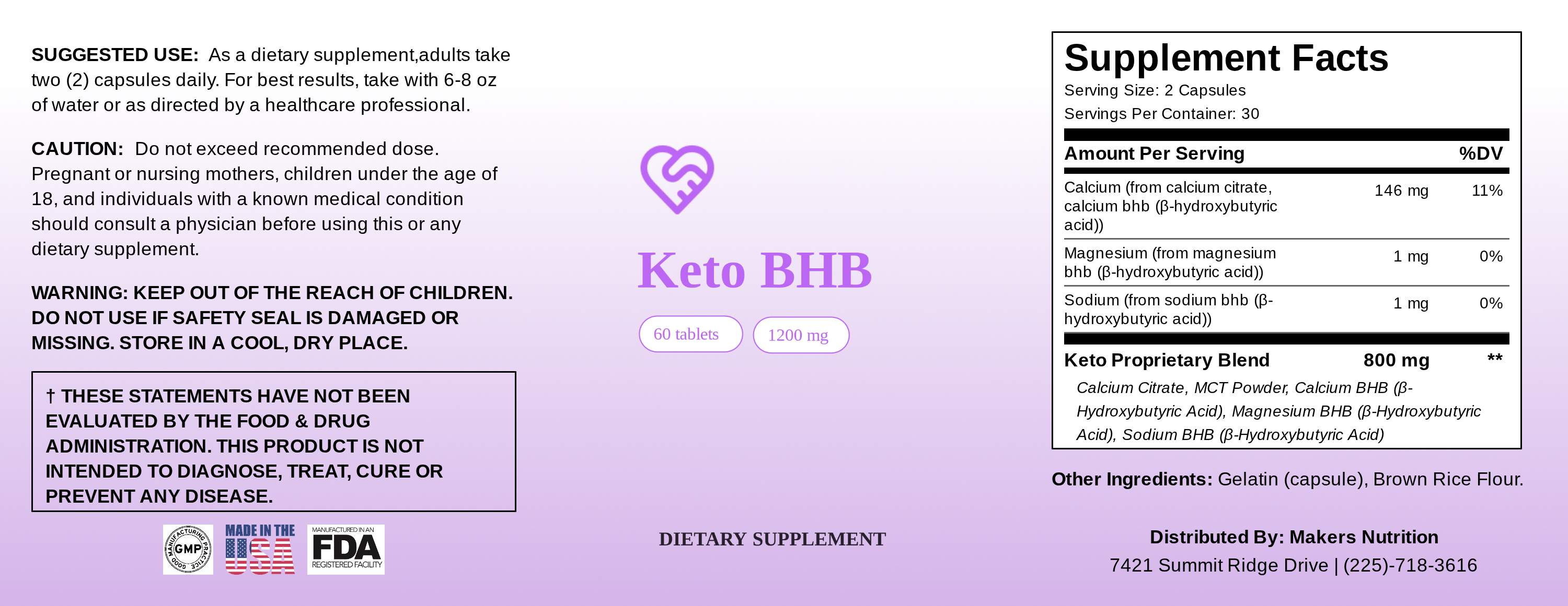 Keto BHB Burn 60 Caps image 5