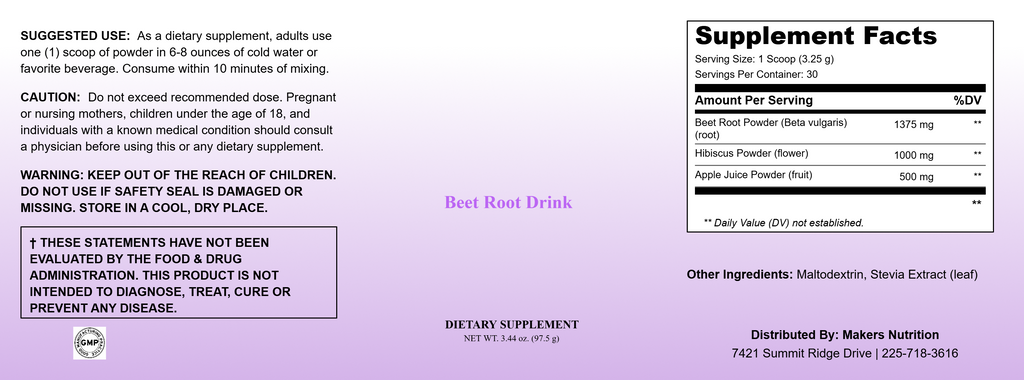 Beet Root Power Drink Mix image 5