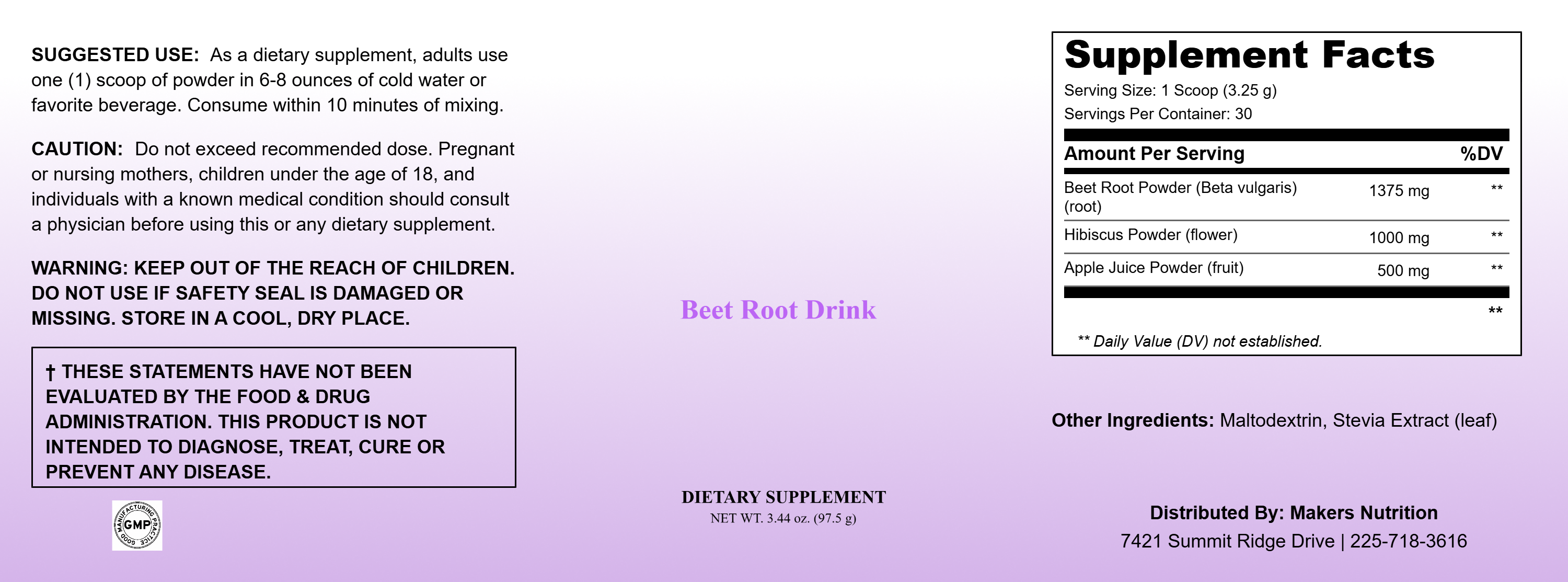 Beet Root Power Drink Mix image 5